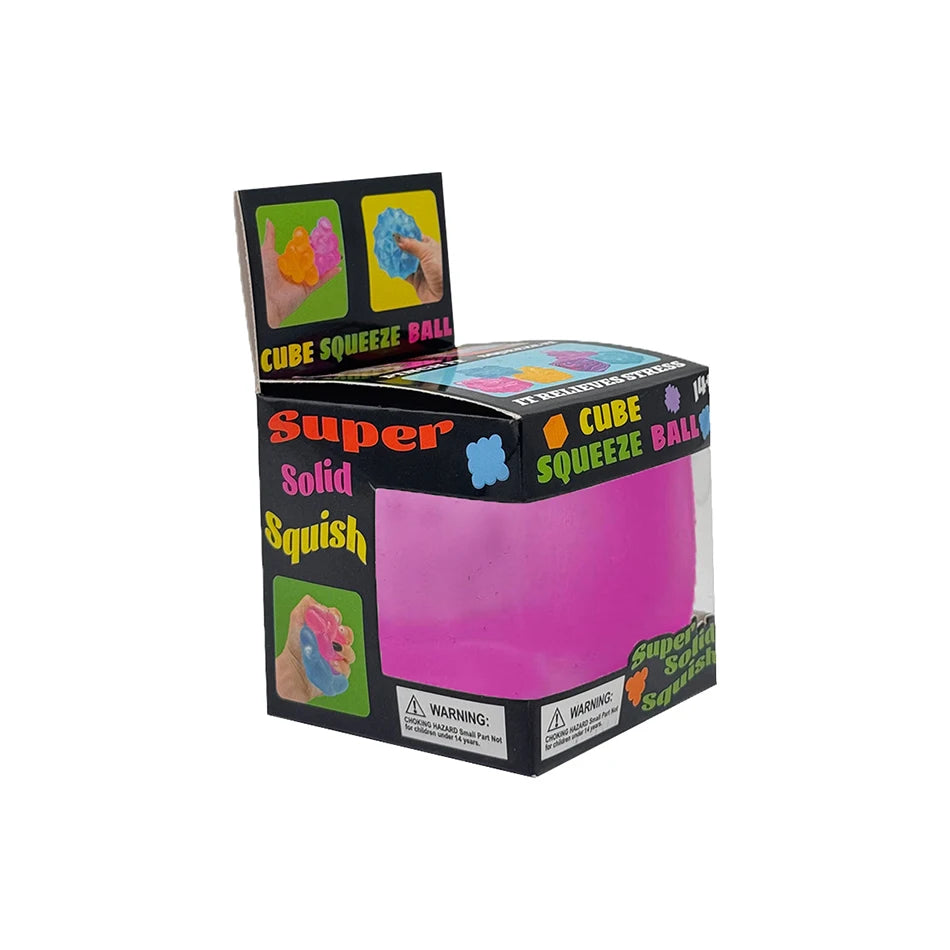 Schylling Needoh Nice Cube Sensory Fidget Cube Stress Relief Anxiety Sensory Tool for Focus ADHD & Office Desk Calming Gadget