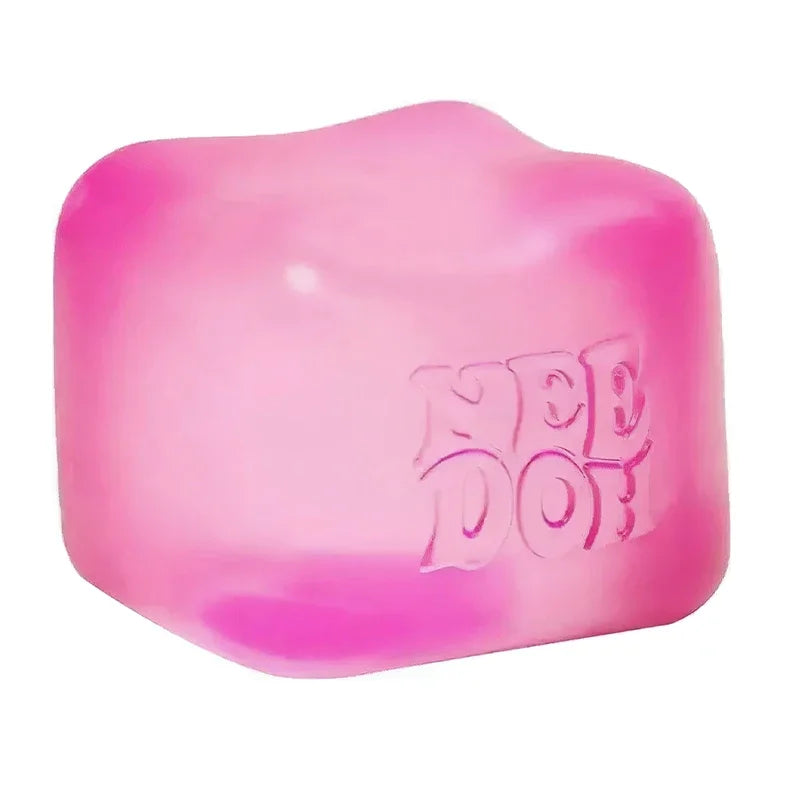 @#Needoh Nice Cube Sensory Stress Reliever Fidget Tool for Anxiety & Focus Desk Sensory Cube for Adults & Kids