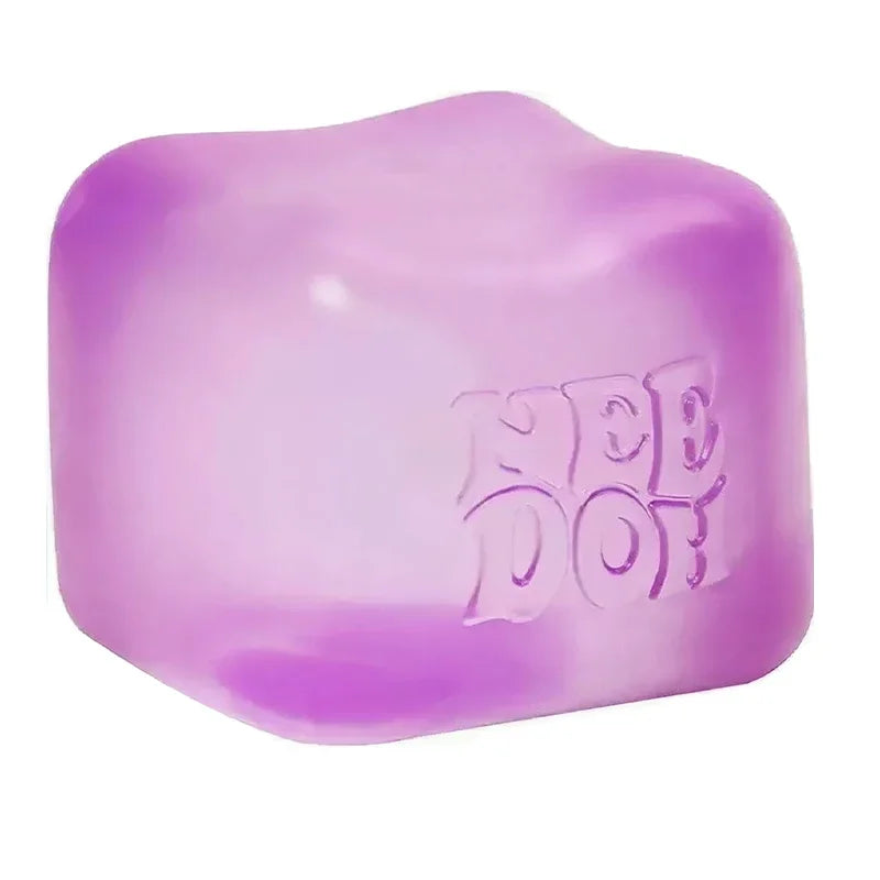 @#Needoh Nice Cube Sensory Stress Reliever Fidget Tool for Anxiety & Focus Desk Sensory Cube for Adults & Kids
