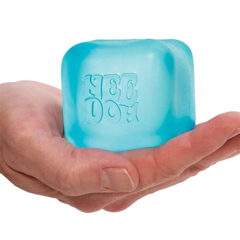 @#Needoh Nice Cube Sensory Stress Reliever Fidget Tool for Anxiety & Focus Desk Sensory Cube for Adults & Kids