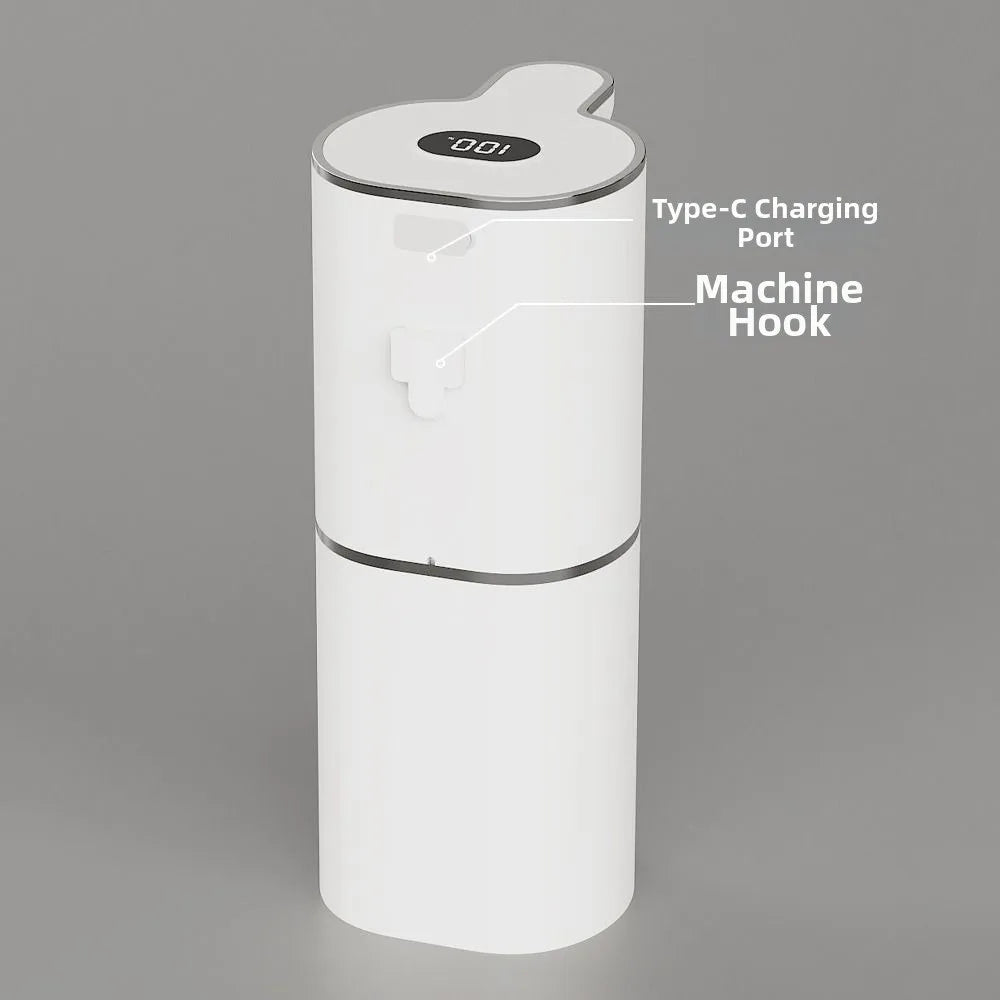 Digital Display Automatic Soap Dispenser 380ML Touchless Foaming Soap Dispenser Rechargeable Wall Mounted Hand Sanitizer Machine