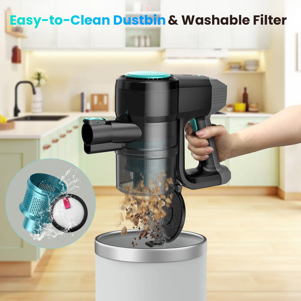 INSE N3T Cordless Vacuum Cleaner 40Kpa 6 in 1 Lightweight Stick Vacuum Up to 40mins Runtime for Home Carpet Pets Hair Hard Floor